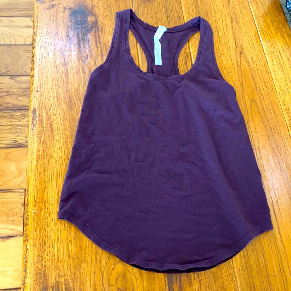 Purple lululemon tank top
